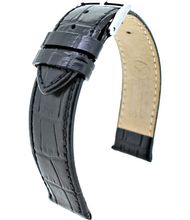 Special edition Kroko Black Uhrenband Uhrenarmband aus Echtleder