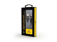 CableXpert 8-Pin Kabel mit Metallanschlüssen 2m Schwarz CC-USB2B-AMLM-2M-BW