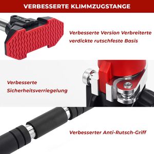 Profi Türreck Klimmzugstange Pull Up Bar mit Wasserwaage