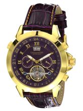 Calvaneo 1583 Astonia Luxury Violet Star GOLD Automatikuhr Kalenderkomplikation