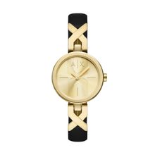 Armani Exchange AX5833 Uhr Eleganz in Schwarz und Gold
