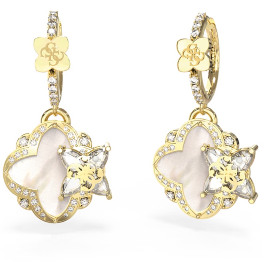 Black Friday Guess JUBE05583JWYGT-U Wild Flower Damen Ohrringe