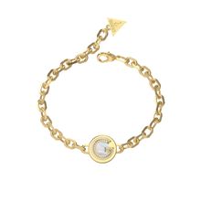 Guess JUBB05438JWYGS G Crystal Women’s Bracelet – Elegant Gold Design with Sparkling Crystals