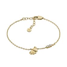 Emporio Armani Women's Gold Ginkgo Zirconia Bracelet EGS3263710
