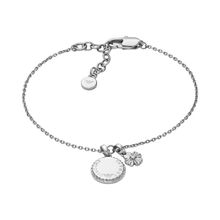 Emporio Armani Women's Bracelet EGS3276040 Coin Collection Silver – .
