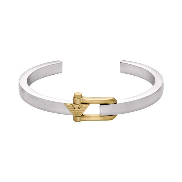 Emporio Armani Armband für Herren – Eleganter Bicolor-Armreif