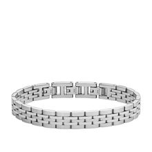 FOSSIL Men’s Bracelet JF04825040 – Silver, Bold & Stylish