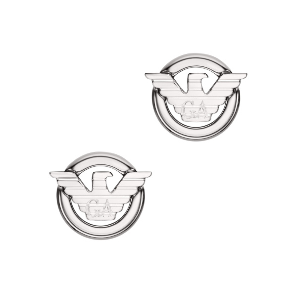 Emporio Armani Herren Ohrringe EGS3238040 Silber – Stilvolles Design mit Logo