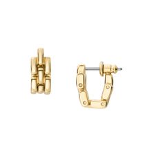 Fossil Arden JF04902710 Women's Stud Earrings – Gold Stainless Steel