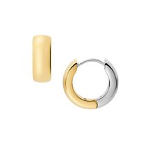 Fossil Hoop Earrings JF04899998 – Bicolor Stainless Steel