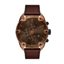 Diesel DZ4698 Men’s Watch – Bold Bronze Design with Leather Strap