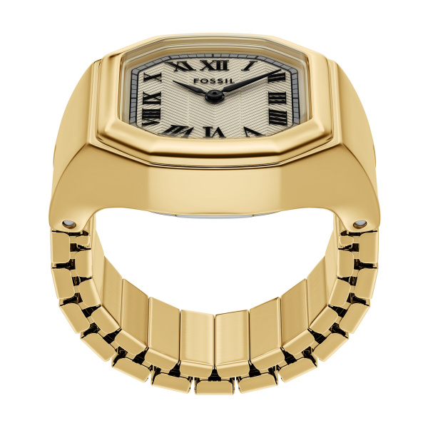 Fossil ES5446 Uhrenring Gold Creme