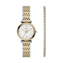 Fossil Damen Uhr ES5450SET – Elegantes Zwei-Ton-Design mit funkelndem Armband