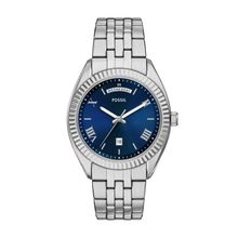 Fossil Herren Uhr FS6140 – Eleganz in Blau und Edelstahl