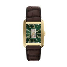 Fossil Herren Uhr ME3271 – Eleganz trifft auf Mechanik im rechteckigen Design