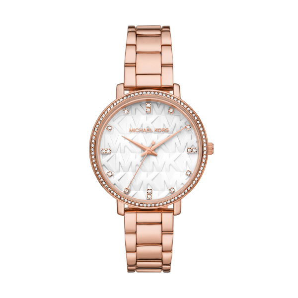 Michael Kors Damen Uhr MK4917 – Elegante Roségold Uhr mit Kristallakzenten