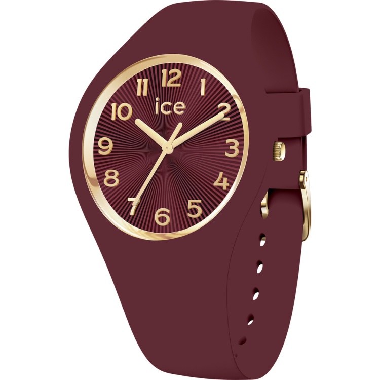 Ice-Watch 025255 – Zeitlose Eleganz in Bordeaux und Gold