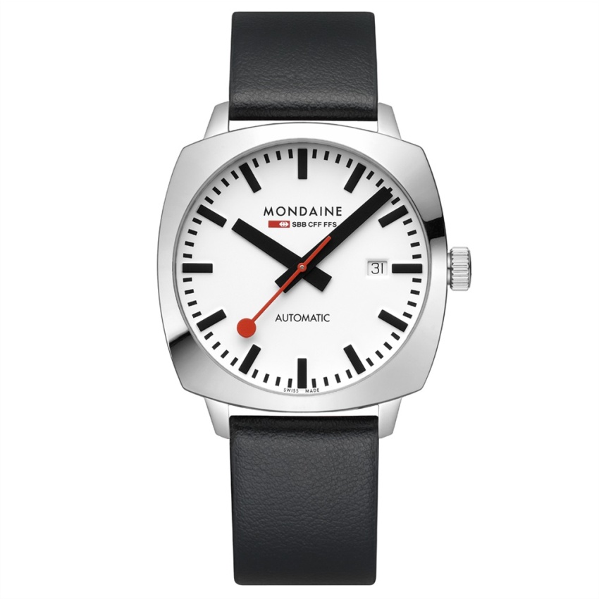 Black Friday Mondaine MSL.3961B.LBV Cushion Automatic Classic Herren Uhr