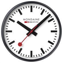 Mondaine A990.CLOCK.12SBB Clocks Classic Wanduhr