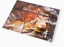 MozArt Supplies Aquarellpapier 300 g/m² – Aquarellblock (30 Blatt) | Premium Künstlerpapier für Aquarell, Gouache, Tinte und Mixed Media