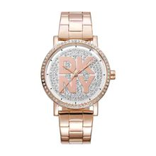 DKNY DK1L035M0225 Elegant Rose Gold Glitter