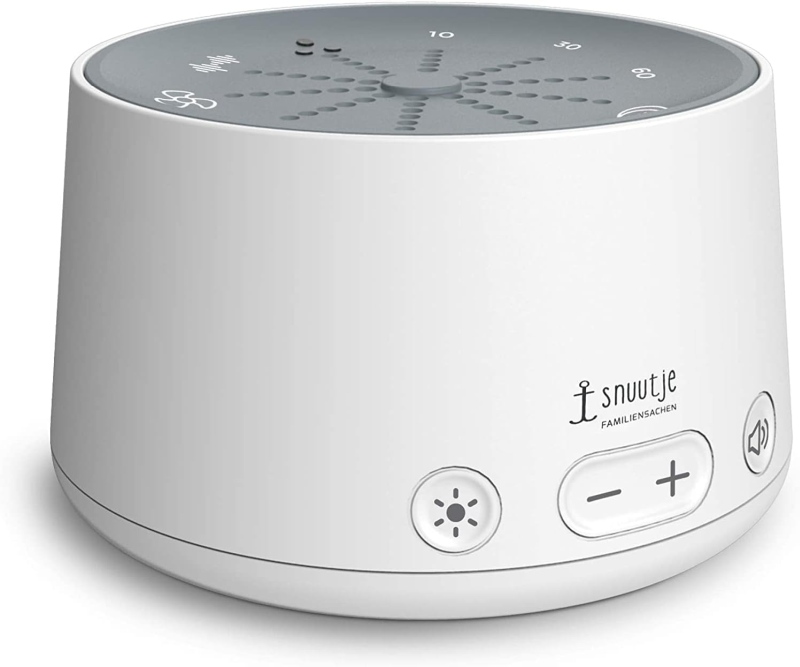 Snuutje Einschlafhilfe mit Licht-Metronom & Naturklängen - Schlaflicht für Kinder & Erwachsene Schneller & entspannter Einschlafen