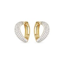 GUESS SILVER JSBE05069JWYGT-U Pave Creolen