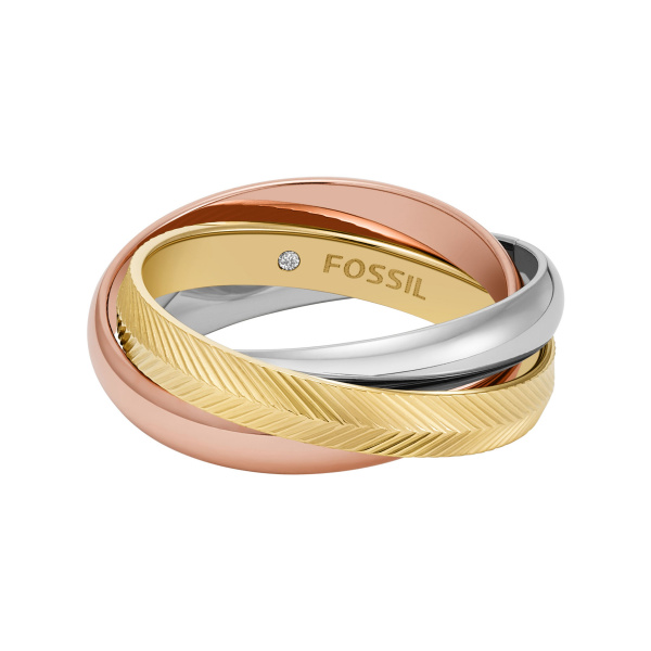 Fossil JF04807998 Tricolor Damenring