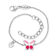 Herzengel HEBS-PINKBUTTERFLY Kinder Armband
