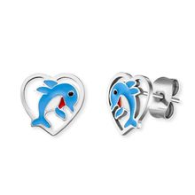 Herzengel HEES-DOLPH-HEART-S Kinder Ohrringe