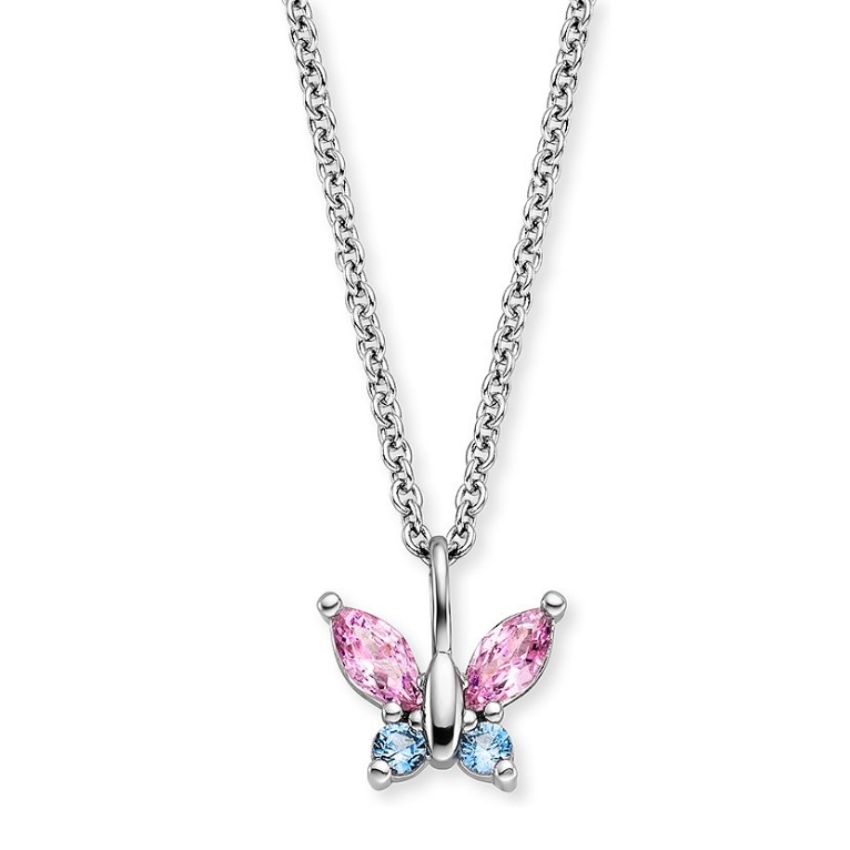 Herzengel HENS-BUTTERFLY1-ZI Kinder Halskette
