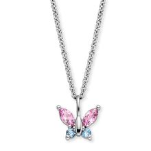 Herzengel HENS-BUTTERFLY1-ZI Kinder Halskette