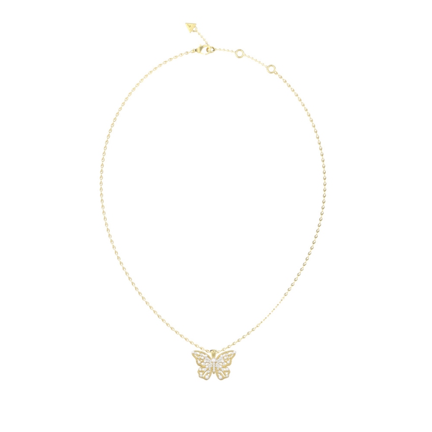 Guess JUBN06119JWYGT-U Halskette Butterfly