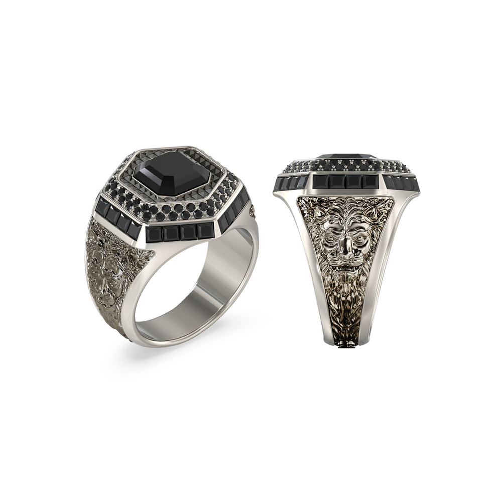 Guess JUMR06009JWAS Lion King Herren Ring
