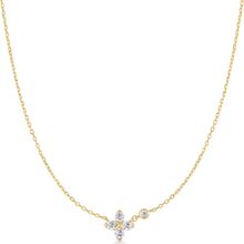 Ania Haie N074-04G Goldkette Funkelndes Kreuz