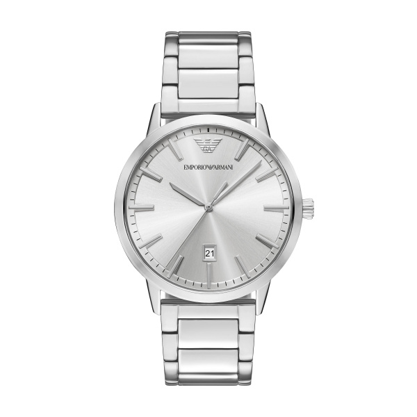 Emporio Armani AR11730 Silber-Look Uhr
