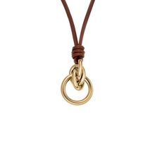 Skagen SKJ1897710 Leder Halskette