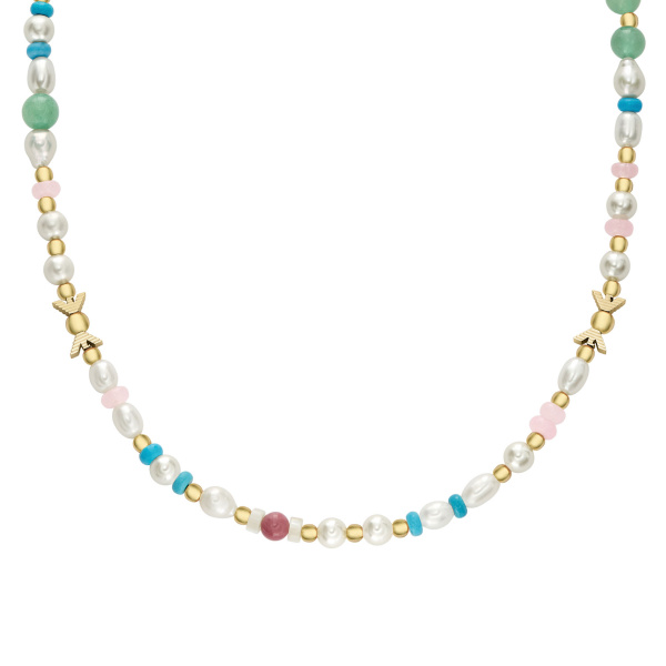 EMPORIO ARMANI EGS3348710 Halskette Perlen-Look