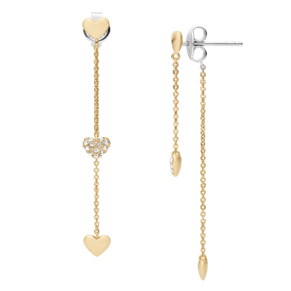 Fossil JA7300710 Herzohrringe Gold