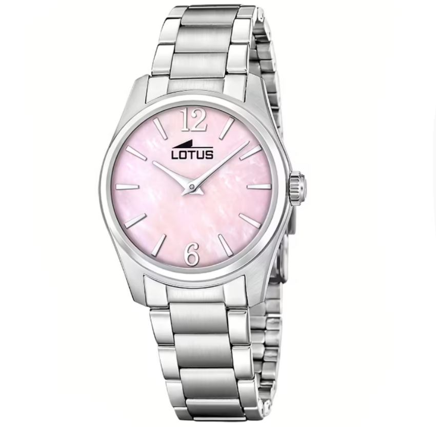 Lotus 19061/2 Acero Clasico Damenuhr