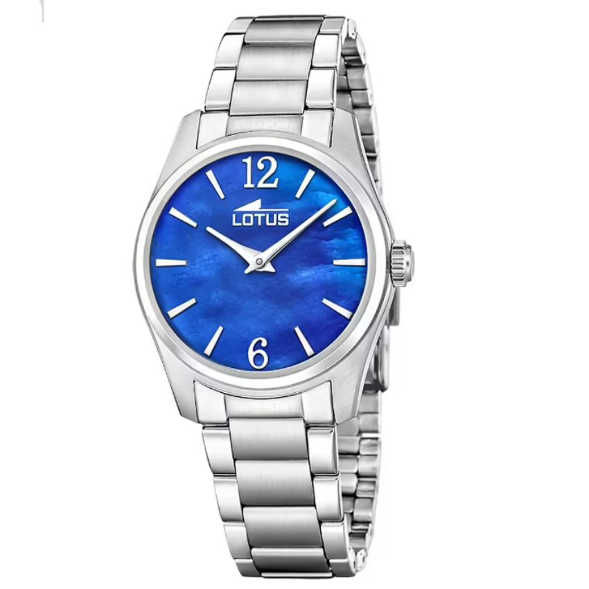 Lotus 19061/4 Acero Clasico Damenuhr