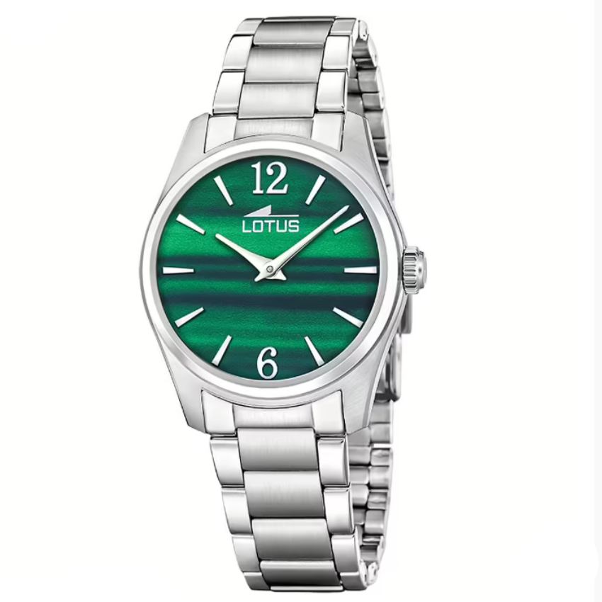 Lotus 19061/5 Acero Clasico Damenuhr