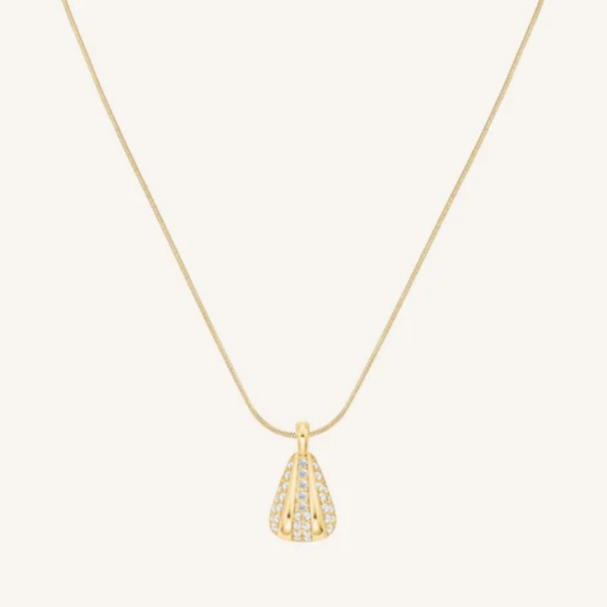 Rosefield JNPSG-J1231 Pave Striped Damen Halskette