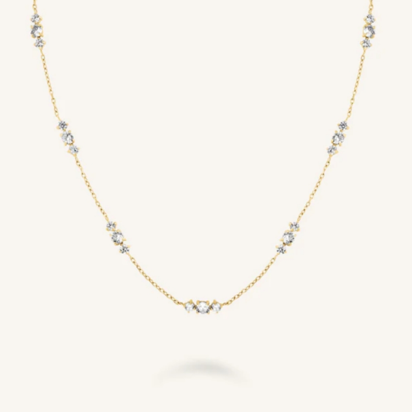 Rosefield JNTCG-J1015 Triple Crystals Damen Halskette