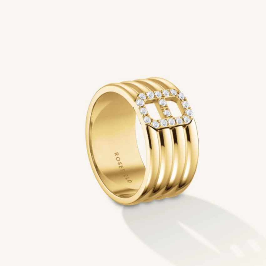 Rosefield JROSG Fine Octagon Damen Ring