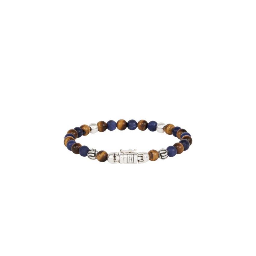 Buddha to Buddha 001J0118938 E Spirit Bead Mini Mix Sodalite Tigereye Herren Armband