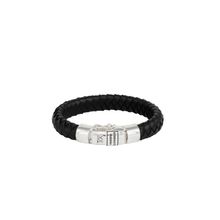 Buddha to Buddha 001J0554403 Ben Leather Black Men Bracelet