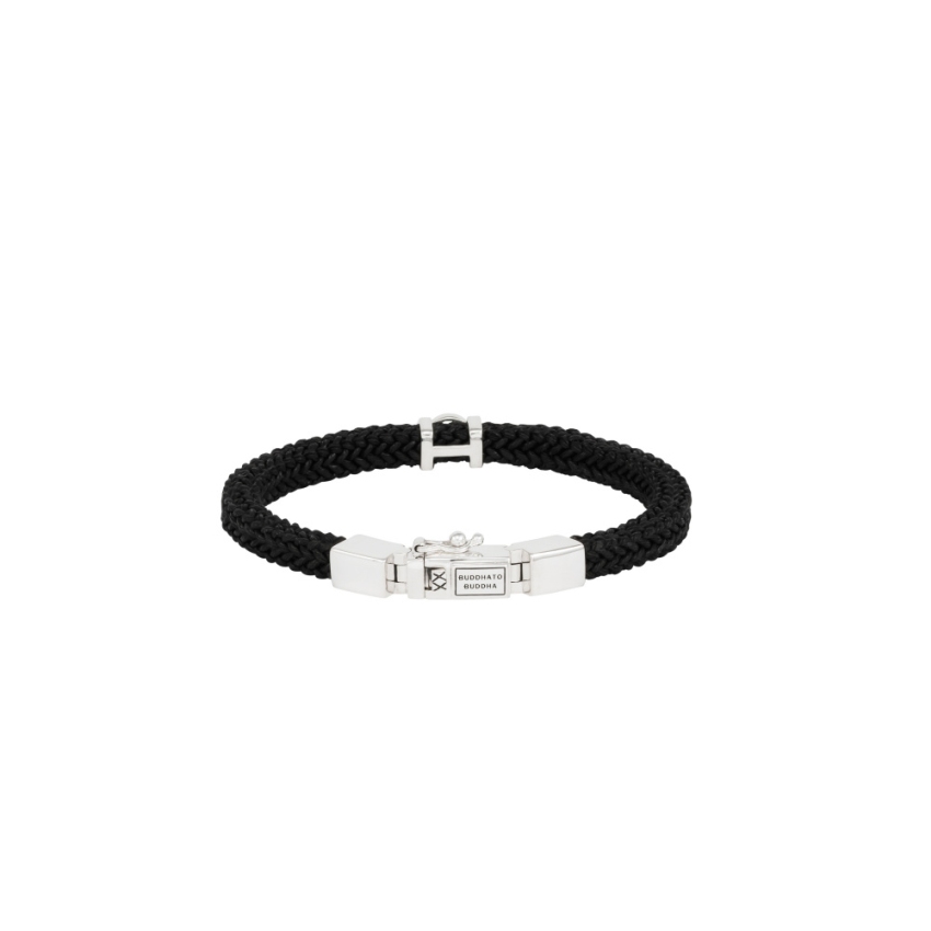 Buddha to Buddha 001J0578003 Denise Cord Bracelet Black Herren Armband