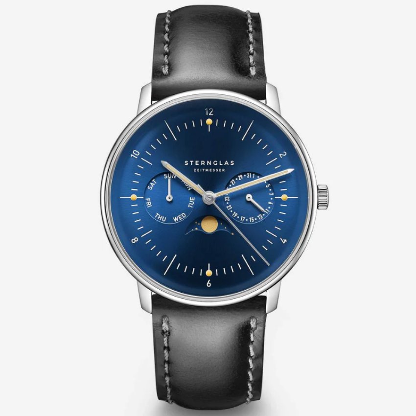Sternglas S01-NM06-BR02 Naos Mondphase Herrenuhr