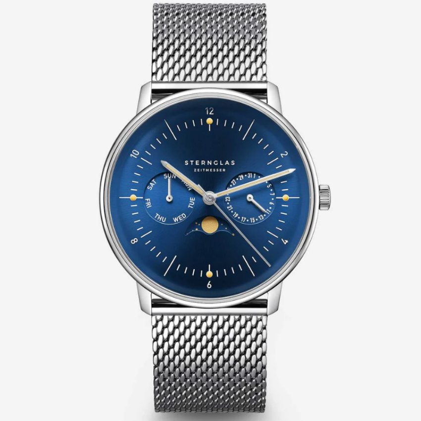 Sternglas S01-NM06-MI04 Naos Mondphase Herrenuhr